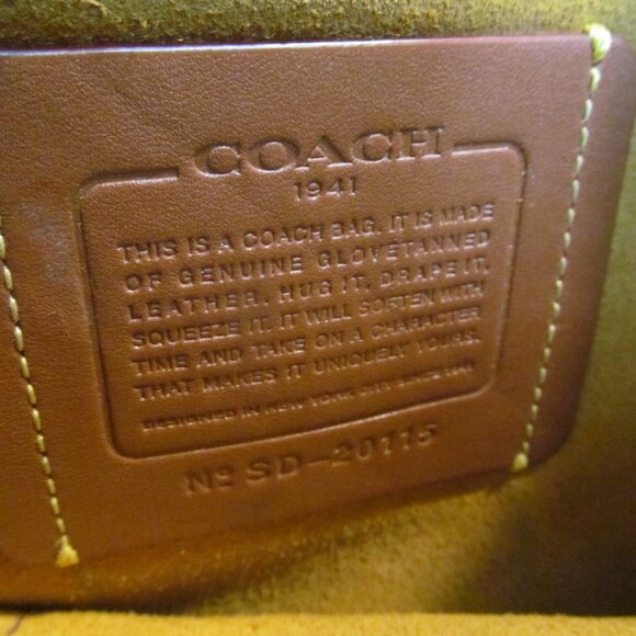 Coach 1941 Whiplash Pebbled Leather in Creme with Fringes, Medium - Picture 2 of 7